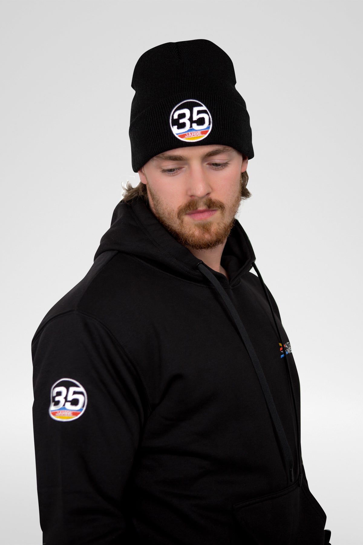 Unisex - Weiland "35 Jahre" Hoodie schwarz