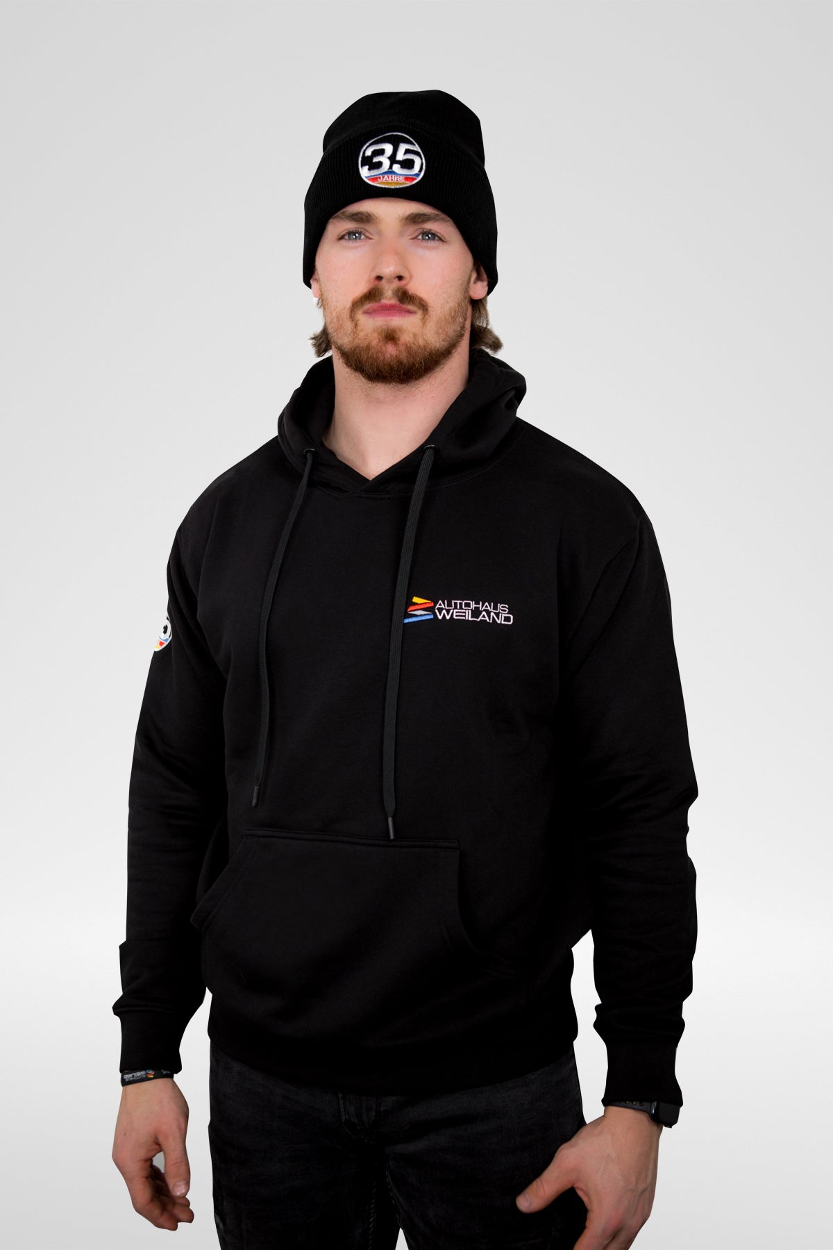 Unisex - Weiland "35 Jahre" Hoodie schwarz