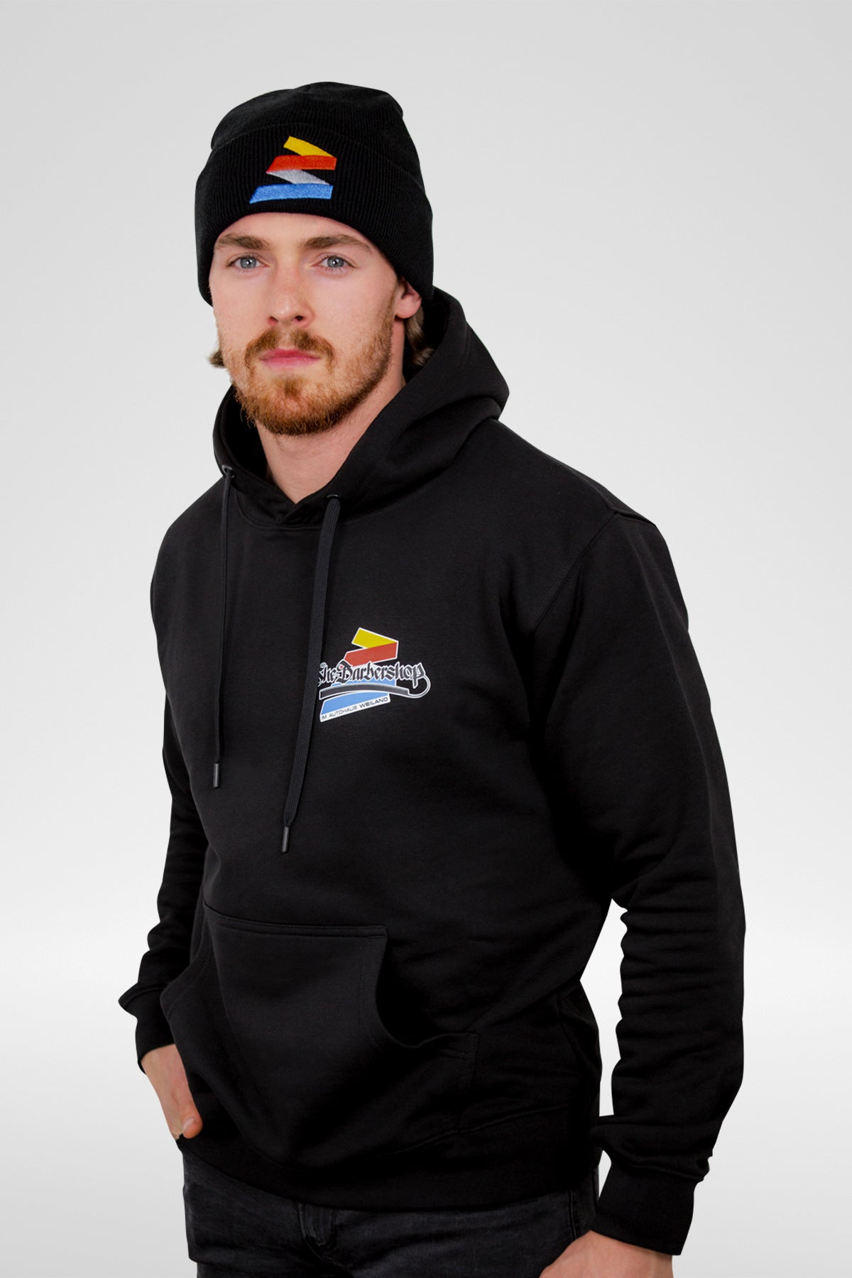 Unisex - Weiland Barbershop Hoodie schwarz